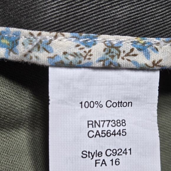 J.Crew Field Jacket Womens XS Petite Dark Olive Relaxed Boyfriend Cotton Utility - Picture 8 of 12